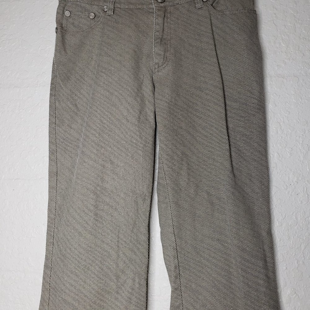 V Cristina Tan/Brown Corduroy Texture Jean Size 6 - Picture 4 of 16